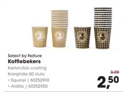 Hanos Select by Nature Koffiebekers aanbieding