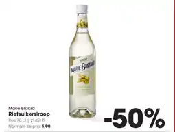 Hanos Marie Brizard Rietsuikersiroop aanbieding