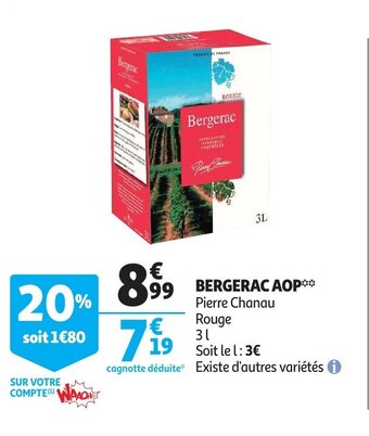 Auchan Bergerac AOP aanbieding