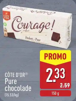 ALDI Côte D'Or Pure Chocolade aanbieding
