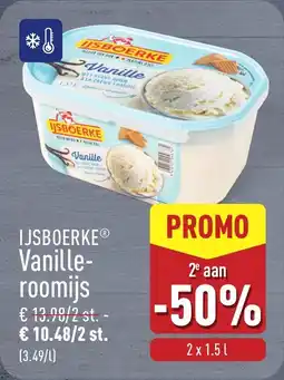 ALDI Ijsboerke Vanilleroomijs aanbieding