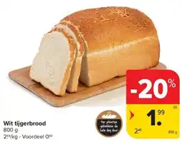 Carrefour Market Wit Tijgerbrood aanbieding