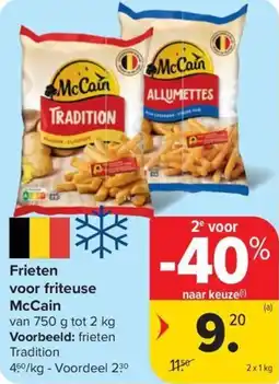 Carrefour Market Frieten voor friteuse McCain aanbieding