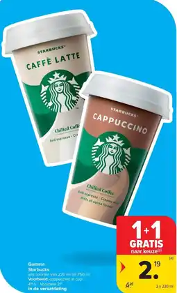 Carrefour Market Gamma Starbucks aanbieding