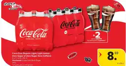 Carrefour Market Coca-cola regular light light lemon zero sugar of zero sugar zero caffeine aanbieding