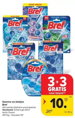 Carrefour Market Bref Gamma WC-blokjes aanbieding