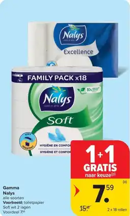 Carrefour Market Gamma Nalys aanbieding
