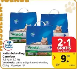 Carrefour Market Kattenbakvulling Carrefour aanbieding