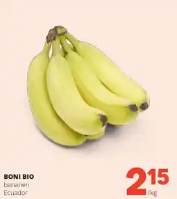 Spar BONI BIO bananen Ecuador aanbieding