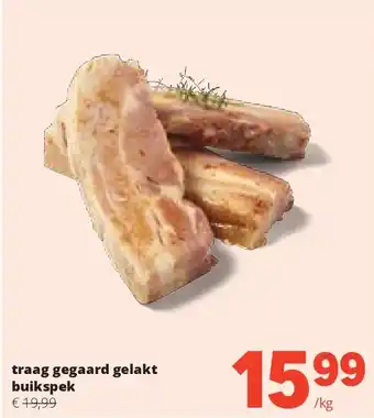 Spar traag gegaard gelakt buikspek aanbieding