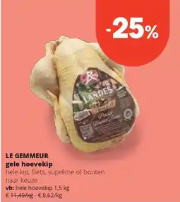 Spar LE GEMMEUR gele hoevekip hele hoevekip 1,5 kg aanbieding