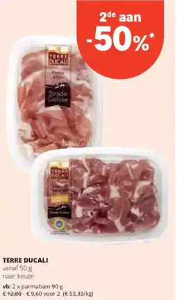 Spar TERRE DUCALI parmaham 90 g aanbieding