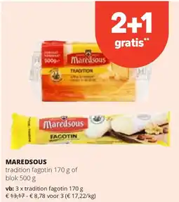 Spar MAREDSOUS tradition fagotin 170 g aanbieding