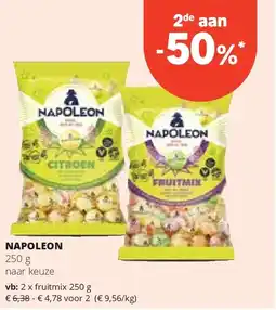 Spar NAPOLEON fruitmix 250 g aanbieding