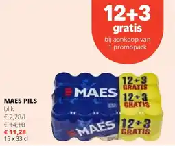 Spar MAES PILS blik aanbieding