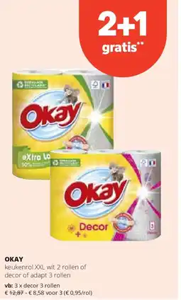 Spar OKAY decor 3 rollen aanbieding