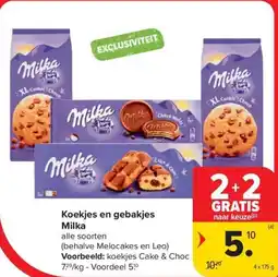 Carrefour Market Milka Koekjes en gebakjes aanbieding