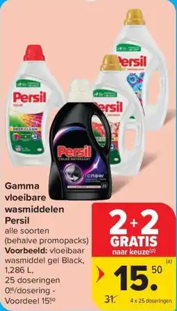 Carrefour Market Persil Gamma vloeibare wasmiddelen aanbieding
