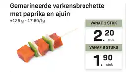 Bon Ap Gemarineerde varkensbrochette met paprika en ajuin aanbieding