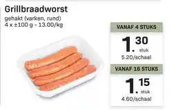 Bon Ap Grillbraadworst aanbieding
