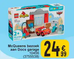 Cora McQueens bezoek aan Docs garage aanbieding