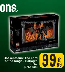 Cora Boekensteun The Lord of the Rings Balrog aanbieding
