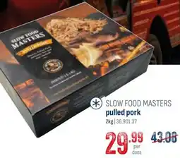 Horeca totaal Slow food masters pulled pork aanbieding