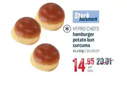 Horeca totaal Htpro chefs hamburger potato bun curcuma aanbieding