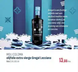 Horeca totaal Moli coloma olijfolie extra vierge gregal lecciana aanbieding
