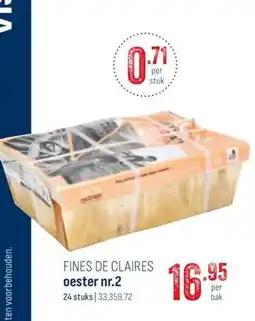 Horeca totaal Fines de claires oester nr.2 aanbieding