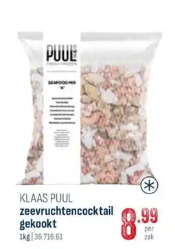 Horeca totaal Klaas puul zeevruchtencocktail gekookt aanbieding