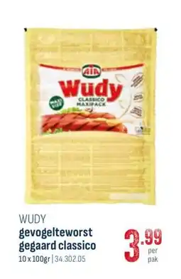 Horeca totaal Wudy gevogelteworst gegaard classico aanbieding