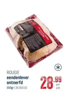 Horeca totaal Rougie eendenlever ontnerfd aanbieding