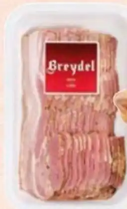 Horeca totaal Breydel spek voorgesneden aanbieding