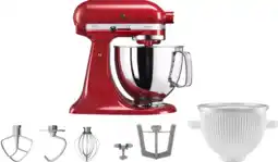 Coolblue KitchenAid Artisan Mixer 5KSM125 Keizerrood + IJsbereider aanbieding