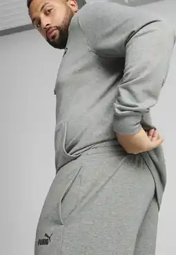 Decathlon Essentials No. 1-logo sweatpant voor heren PUMA Medium Gray Heather aanbieding