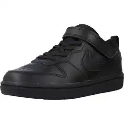 Decathlon Sneakers Nike Model Court Borough Low 2 (psv) Kleur Zwart aanbieding