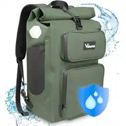 Decathlon Fietstas 2in1 bagagedrager rugzak waterdicht 28 L - UrbanX aanbieding