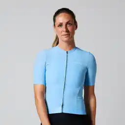 Decathlon Intermediate Wielershirt Fietsshirt Dames korte mouw Wielrenshirt Fietskleding aanbieding