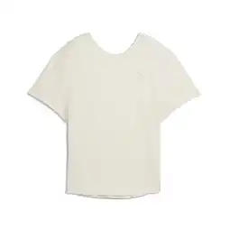 Decathlon MOVE CLOUDSPUN T-shirt met losse pasvorm voor dames PUMA Alpine Snow White aanbieding