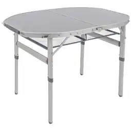 Decathlon Bo-Camp Tafel Premium Ovaal Koffermodel 100x70 cm aanbieding