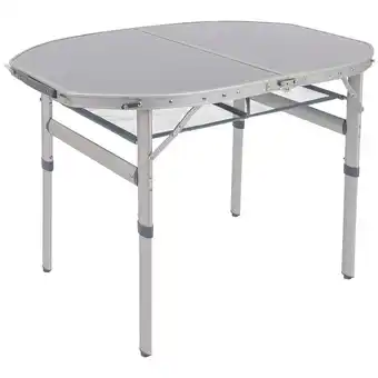 Decathlon Bo-Camp Tafel Premium Ovaal Koffermodel 100x70 cm aanbieding