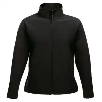 Decathlon Regatta Dames Ablaze Printable Softshell Jas (Zwart/Zwart) aanbieding