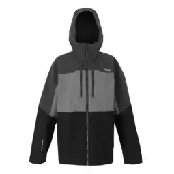 Decathlon Maland II Waterdichte Jas Heren (Granietgrijs/beige/zwart) aanbieding