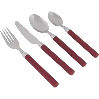 Decathlon Camping bestek set outdoor reizen roestvrij staal 16 stuks aanbieding