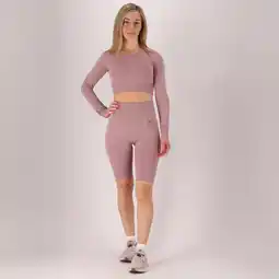 Decathlon Xtreme - Sportset dames - Short/Crop top - Roze - Crop top dames - Sport short aanbieding