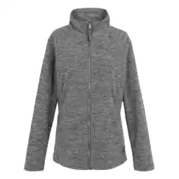 Decathlon Dames Mayse Full Zip Fleecejack (Donkergrijs mergel) aanbieding