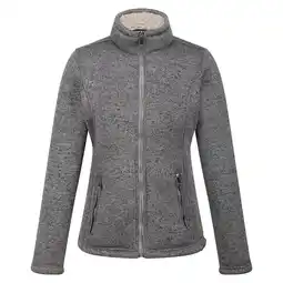 Decathlon Dames Razia II Full Zip Fleece Jacket (Stormgrijs/Licht Vanille) aanbieding