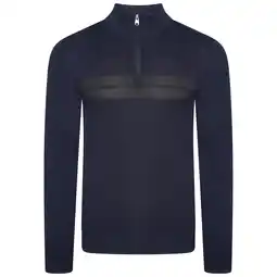 Decathlon Heren Unite Us Gebreide Half Rits Sweatshirt (Nightfall marine/ebbenhout) aanbieding