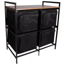 Decathlon Industrieel Camping Keuken Lawton Vouwkast Lades Tafel Hout Staal aanbieding
